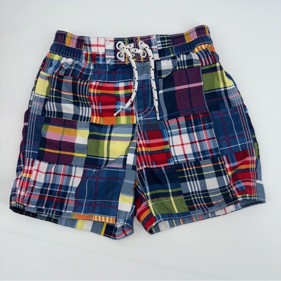 GAP Other - Baby GAP Toddler Boys Colorful Plaid Swim Trunks